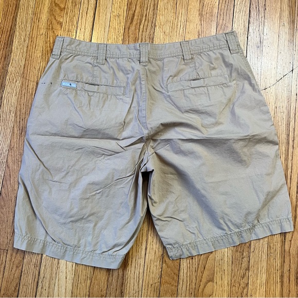 Columbia AM4471 Mens Washed Out Cotton Chino Short LIGHTWEIGHT Sz 36 x 10 Tan - Picture 2 of 10